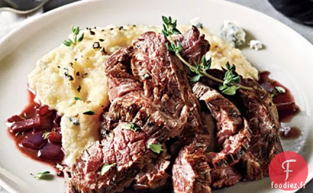 Jupe Steak à la Polenta Gorgonzola
