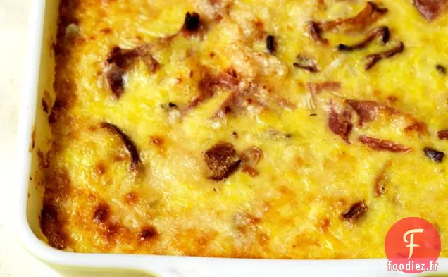 Boudin de Maïs aux Champignons et au Jambon