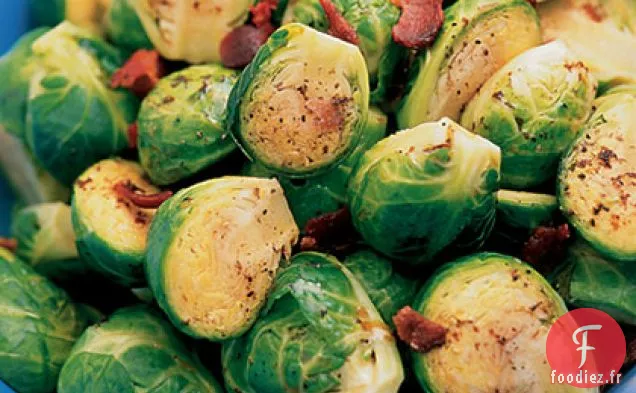 Choux De Bruxelles Aigre-Doux Au Bacon