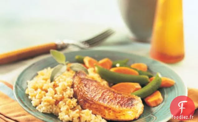 Poêlon de Porc et de Riz Glacé Rapide