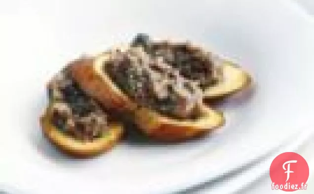 Bruschetta Au Caviar D'Aubergine