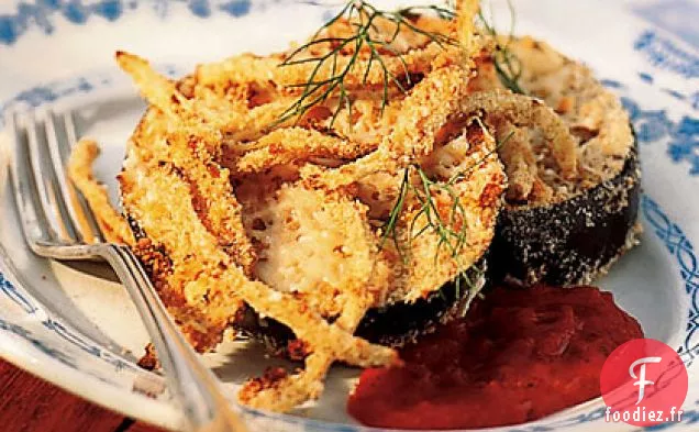 Aubergines en Croûte au Four et Parmesan de Fenouil