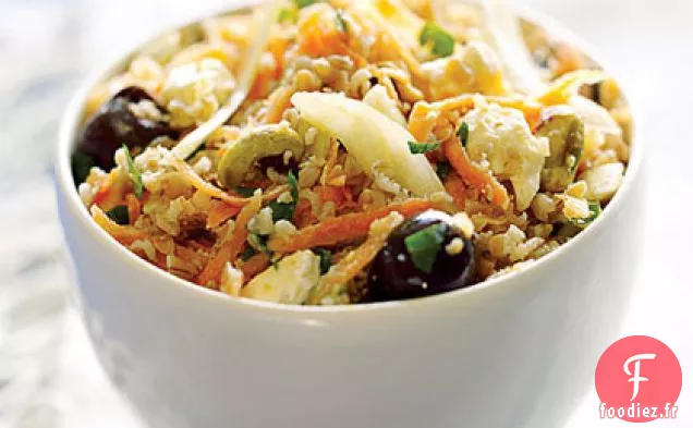 Salade de Grains Entiers, Feta et Olives