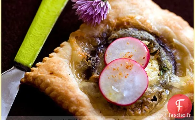 Tartelettes De Sainte Maure, Aubergines, Thym Et Miel