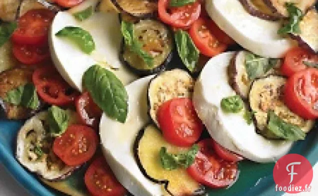 Salade D'Aubergines, Tomates Et Mozzarella