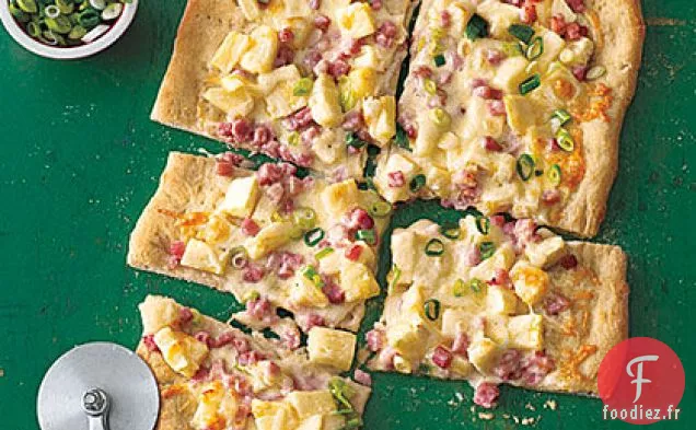 Pizza au Jambon, Ananas et Fromage Jack