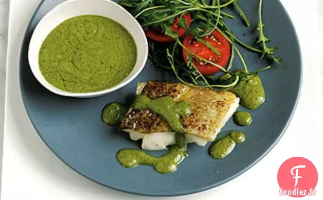 Morue Rôtie À La Salsa Verde