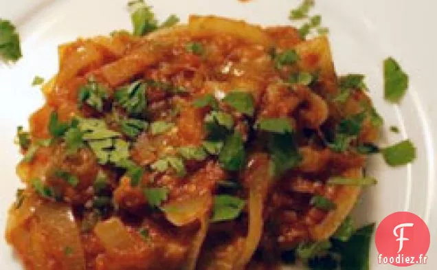 Dîner ce soir: Baingan Bharta (curry d'aubergines)