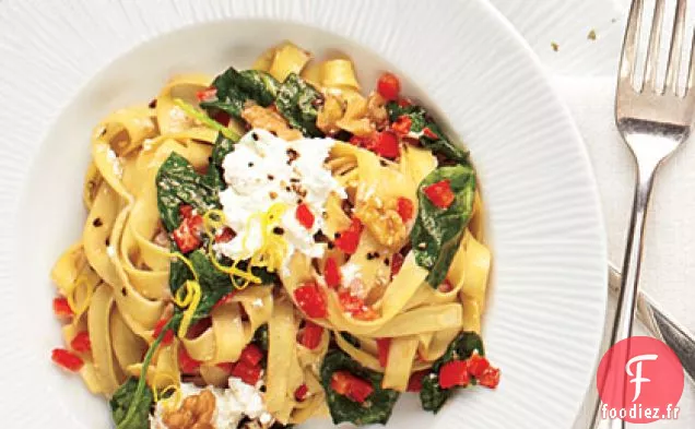 Pâtes Ricotta-Épinards