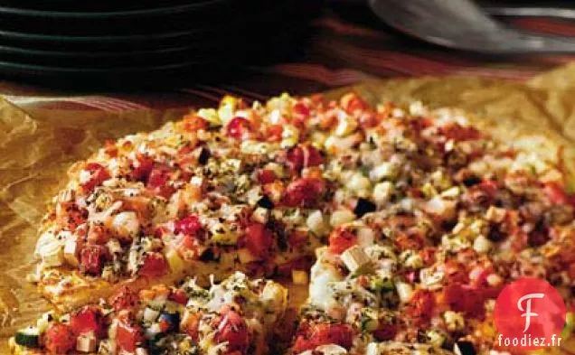 Pizza Aux Aubergines du Jardin