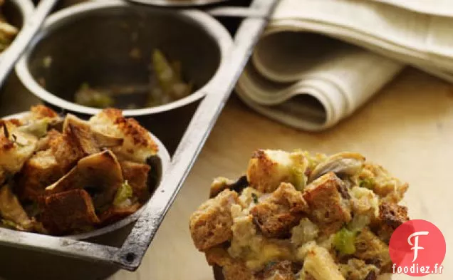 Muffins Farcis au Babeurre et aux Herbes