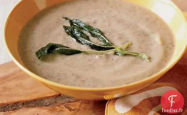 Soupe d'Aubergines Rôties et de Lentilles