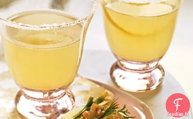Cocktails au Champagne Et au Limoncello