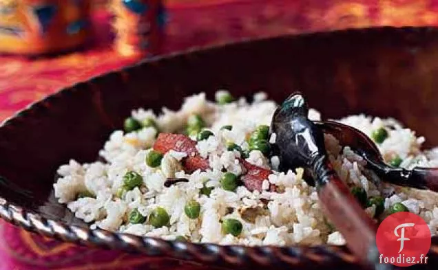 Pilaf Basmati Épicé aux Petits Pois