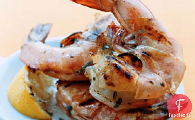 Crevettes Géantes grillées au Citron et à l'Origan