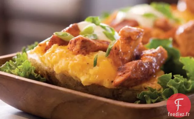 Pommes de terre au Poulet Buffalo Cuites deux fois