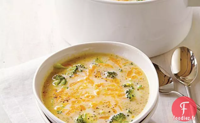 Soupe Brocoli-Cheddar