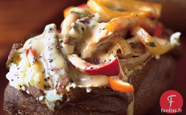 Pommes de Terre au Four avec Hachis de Steak d'Entrecôte