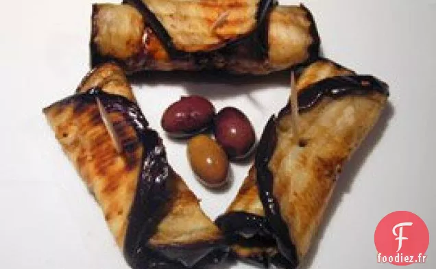 Mini-rouleaux d'Aubergines Farcis