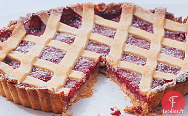Tarte Aux Amandes Et Framboises