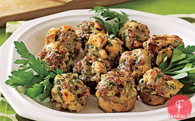 Champignons Farcis Épicés