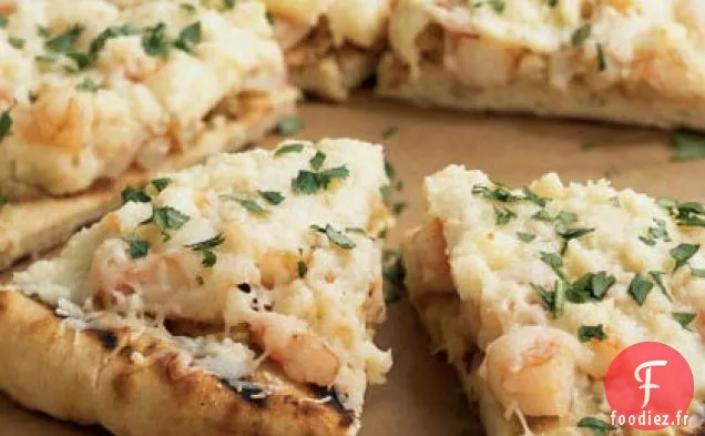 Pizza Aux Crevettes Grillées