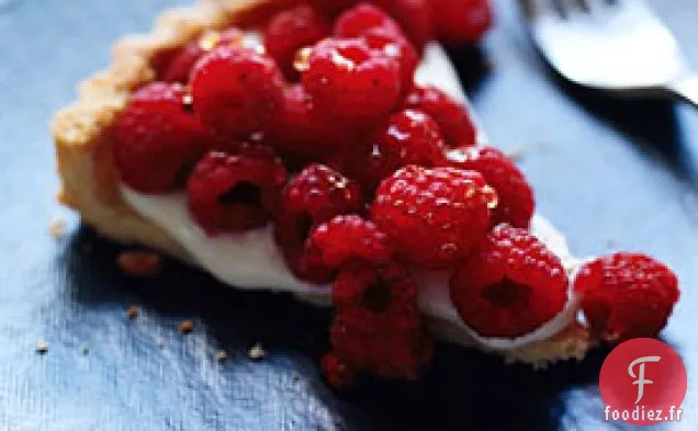 Tarte à la Crème de Framboise au Miel de Lavande