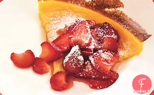 Crêpe Soufflée aux Fraises