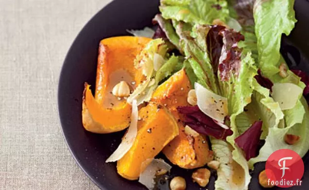 Salade de Courge Rôtie à la Vinaigrette à l'Érable
