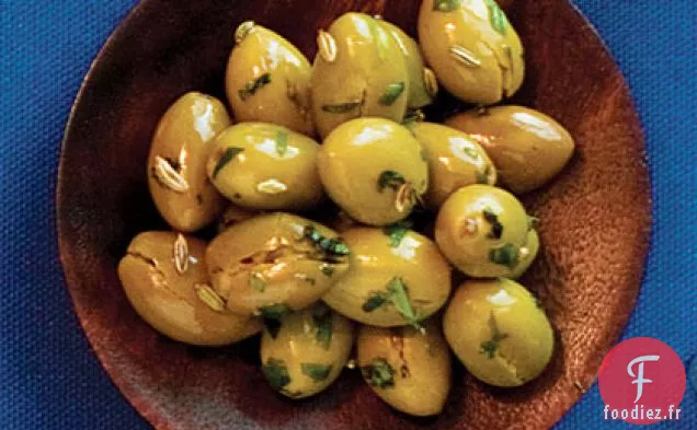 Olives Vertes Concassées Au Fenouil