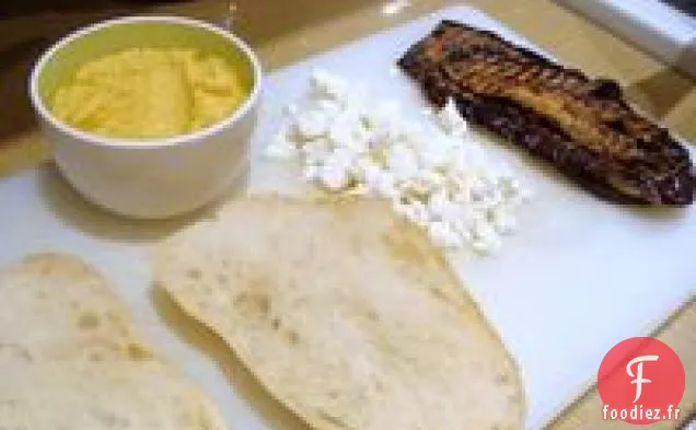 Panini Aubergine et Manouri