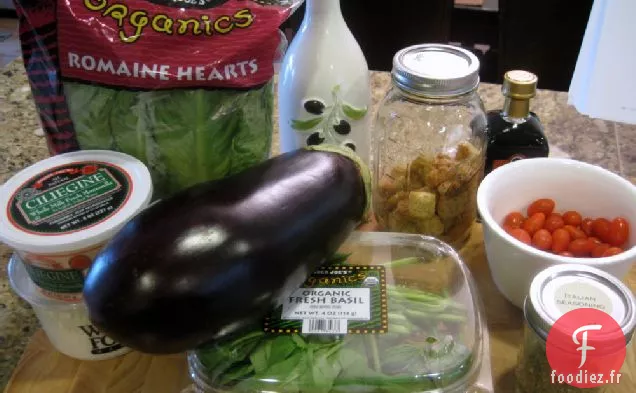 Salade de Parmesan d'Aubergines