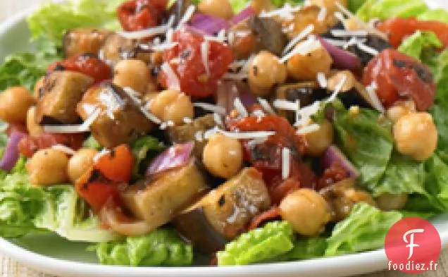 Salade d'Aubergines Rôties