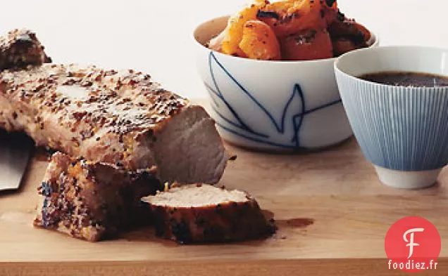 Filet de Porc à la Moutarde aux Abricots