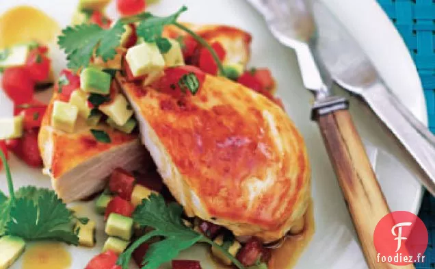 Poitrine de Poulet avec Salsa