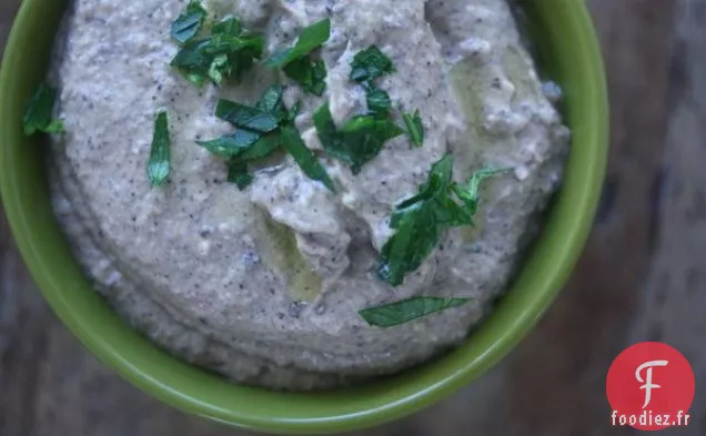 Baba Ganoush Aux Aubergines Grillées