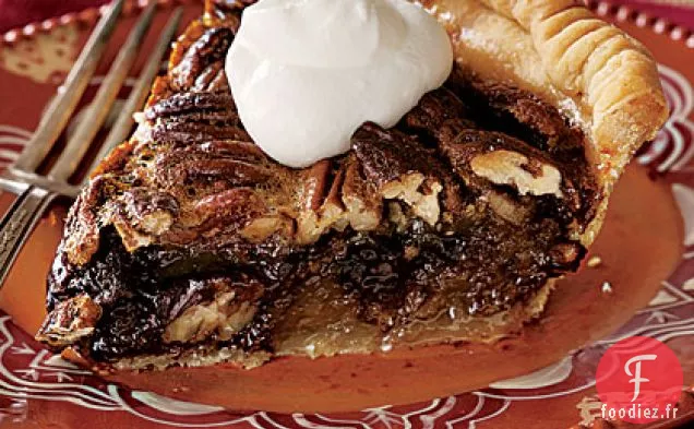 Tarte Aux Pacanes Au Chocolat Émiettée