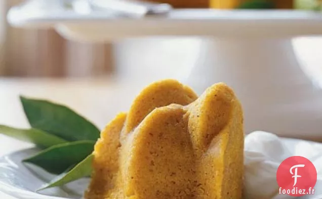 Pudding à la Citrouille et à la Semoule de Maïs Cuit à la vapeur
