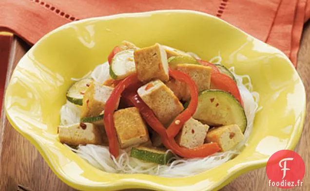 Légumes Sautés et Tofu Épicé