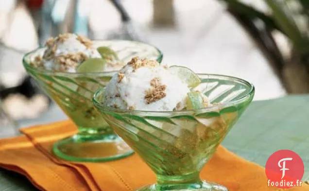 Crème Glacée à la Tarte au Citron Vert