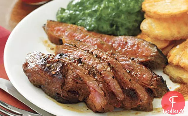 Steak de Flanc Mariné au Cola