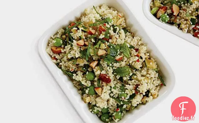 Salade de Couscous aux Courgettes et Amandes Grillées
