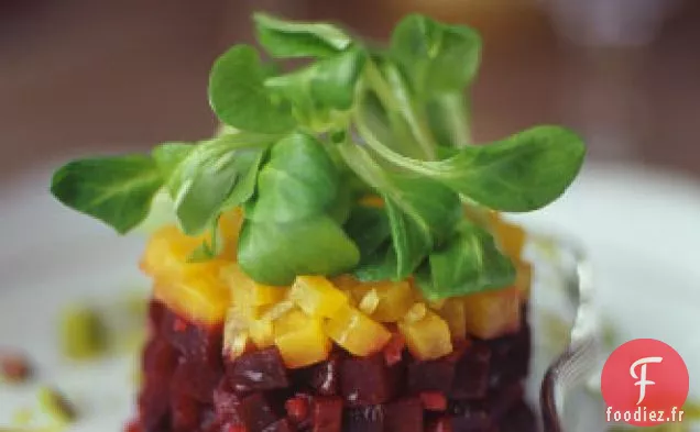 Salade de Betteraves et de Chèvre aux Pistaches