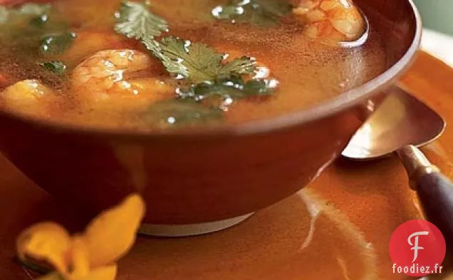 Soupe de Crevettes Aigre et Épicée