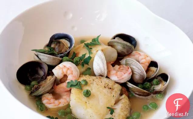 Cabillaud Sauce au Vin Basque