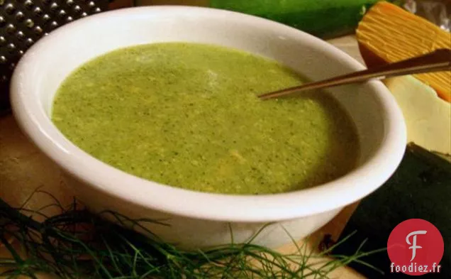 Soupe de Courgettes Aux Herbes