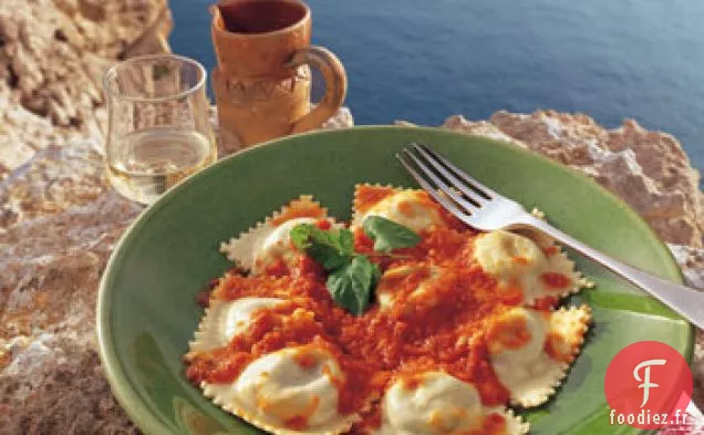 Raviolis de Pommes de Terre et Fromage à la Sauce Tomate Fraîche