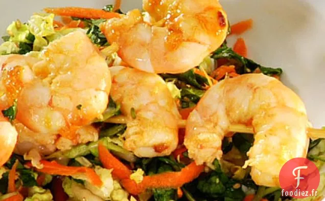 Salade de Crevettes au Sésame