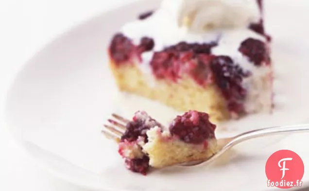 Gâteau à l'envers aux Mûres