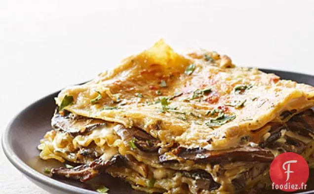 Lasagne aux Champignons et aux Herbes Fraîches